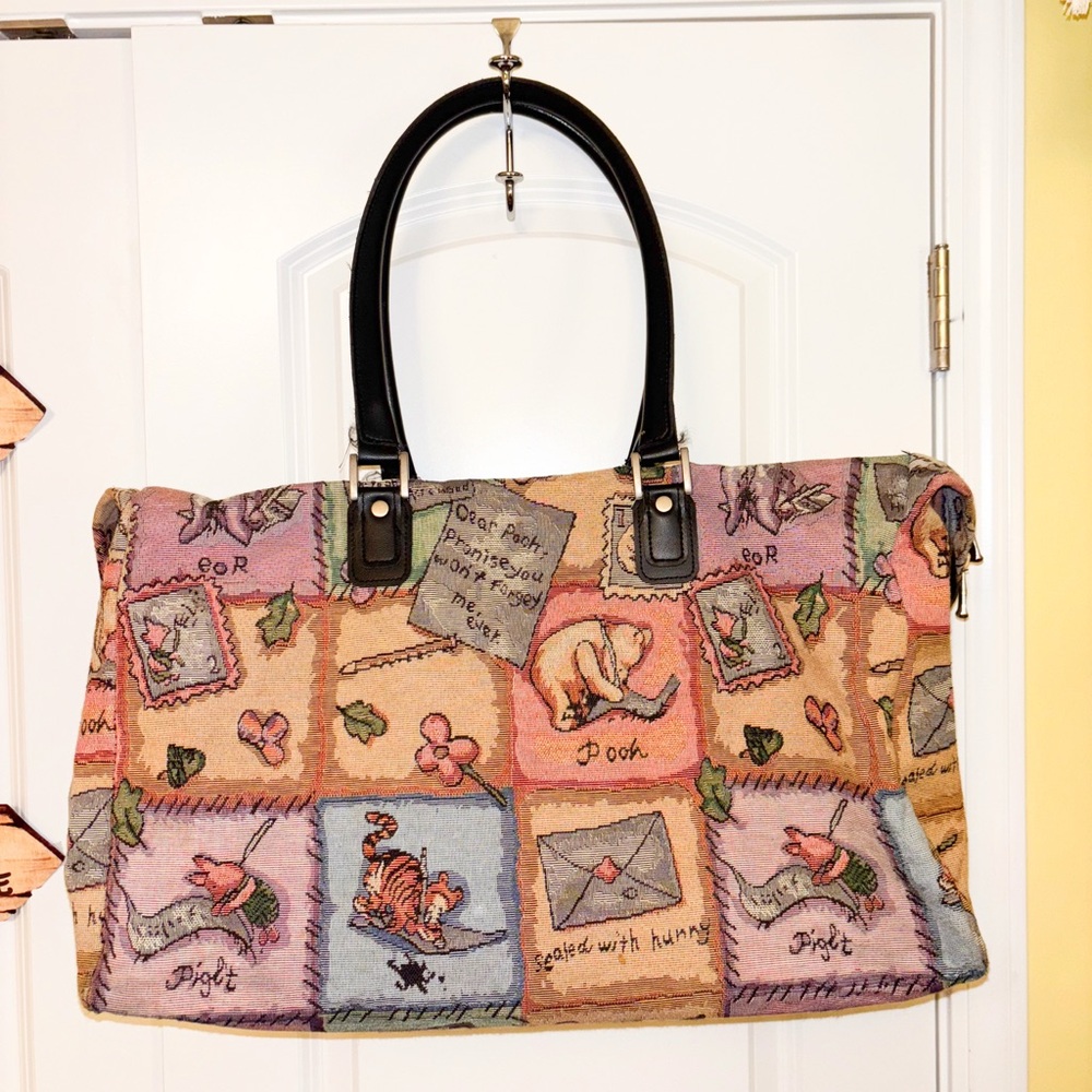 Disney Multicolor Winnie the Pooh Tote Bag